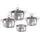 Bộ nồi inox 4 món Fisler C+S Prestige nhập khẩu Đức