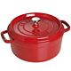 noi gang Staub La Cocotte round 24cm Cherry Red cua phap