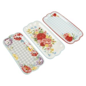 bo 3 khay The Pioneer Woman Floral Medley