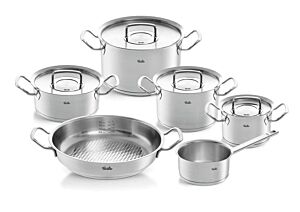 Bộ nồi Fissler Pure Profi set 6 món nắp inox