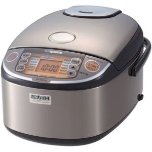 Nồi cơm điện áp suất cao tần điện tử Zojirushi NP-HRQ10-XT, dung tích 1 lít, sản xuất tại Nhật