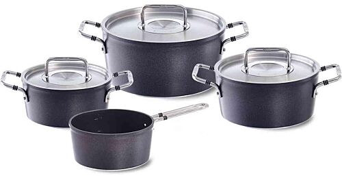 Bộ nồi chống dính cao cấp Fissler Luno 4 món